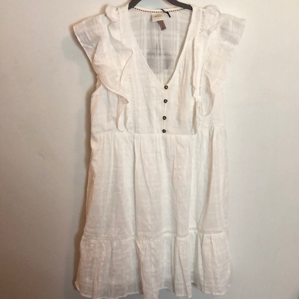 Boho White Knox Rose Dress